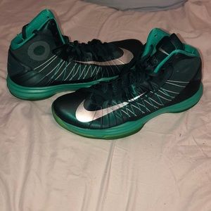 Nike teal hyper dunks